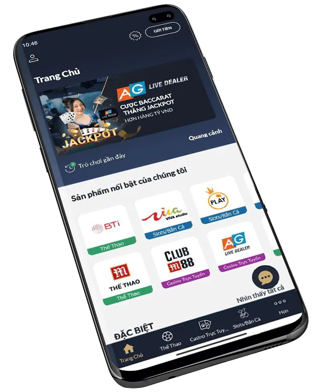 Đa dạng trò chơi casino tại b888 app