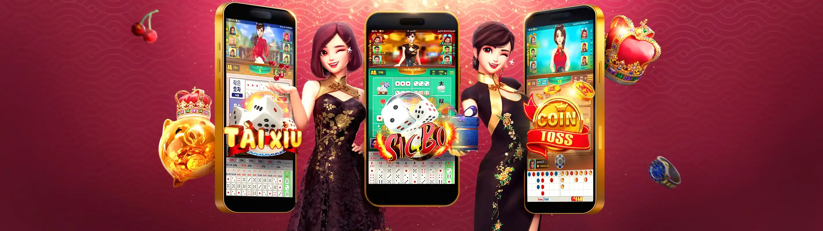 Sảnh Casino trực tuyến b888 app với dealer xinh đẹp và bàn chơi sống động
